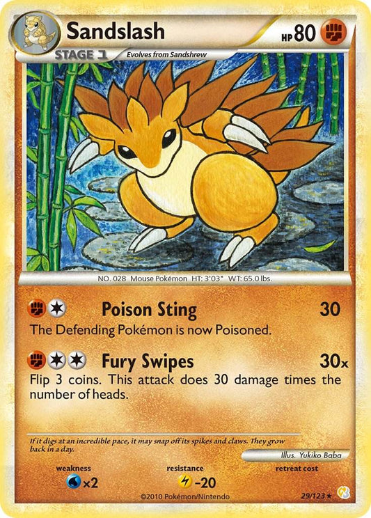 Sandslash 29/123 Non-Holo Rare - MissingNo.