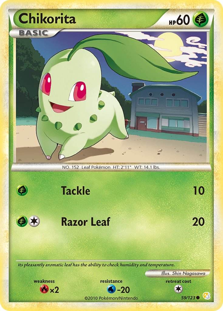 Chikorita 59/123 Reverse Common - MissingNo.