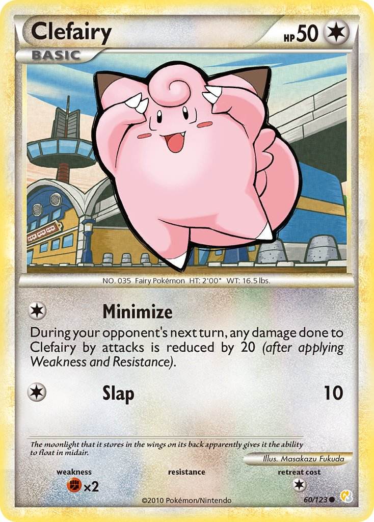 Clefairy 60/123 Reverse Common - MissingNo.