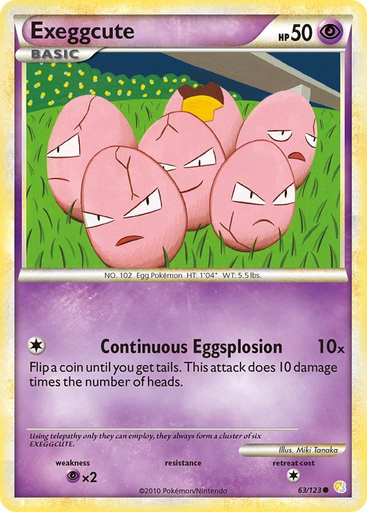 Exeggcute 63/123 Common - MissingNo.