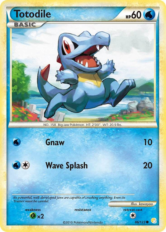 Totodile 86/123 Reverse Common - MissingNo.