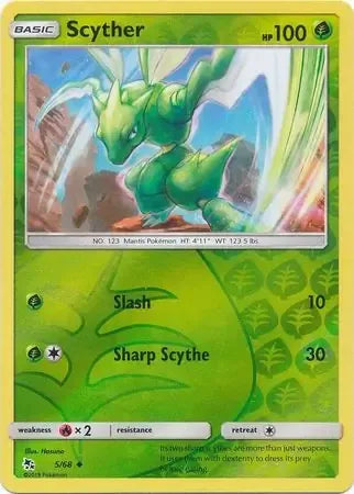 Scyther 5/68 Reverse Uncommon
