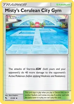 Misty's Cerulean City Gym 61/68 Uncommon
