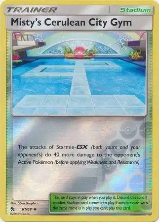 Misty's Cerulean City Gym 61/68 Reverse Uncommon