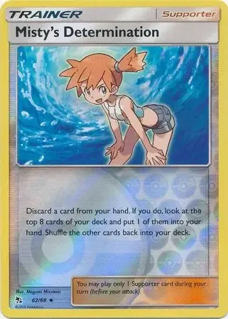 Misty's Determination 62/68 Reverse Uncommon