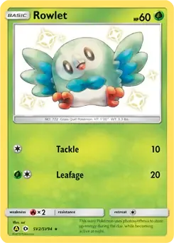 Rowlet SV2 Holo Rare