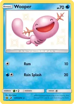 Wooper SV9 Holo Rare