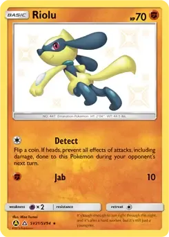 Riolu SV21 Holo Rare