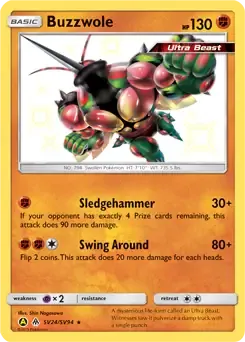 Buzzwole SV24 Holo Rare
