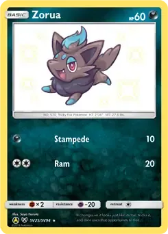 Zorua SV25 Holo Rare