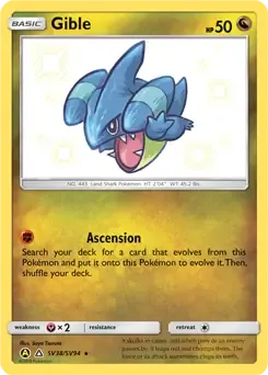 Gible SV38 Holo Rare