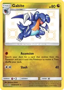 Gabite SV39 Holo Rare