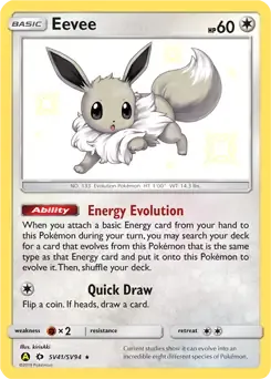 Eevee SV41 Holo Rare