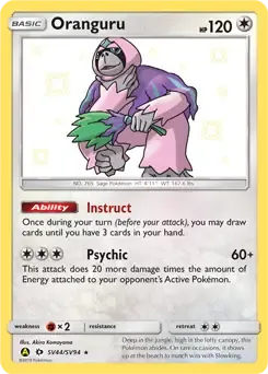 Oranguru SV44 Holo Rare