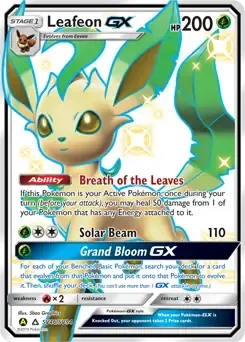 Leafeon GX SV46 Holo Ultra Rare GX