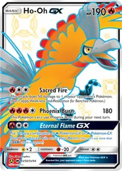 Ho-Oh GX SV50 Holo Ultra Rare GX