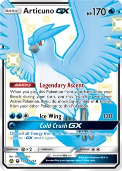 Articuno GX SV54 Holo Ultra Rare GX