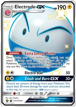 Electrode GX SV57 Holo Ultra Rare GX