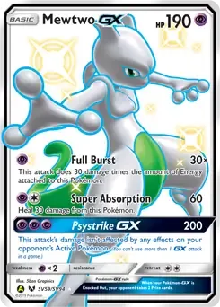 Mewtwo GX SV59 Holo Ultra Rare GX