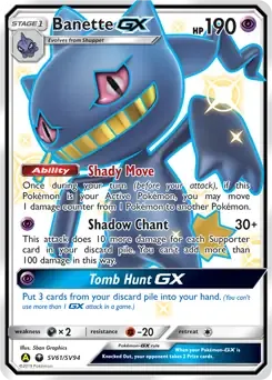 Banette GX SV61 Holo Ultra Rare GX