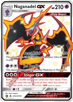 Naganadel GX SV63 Holo Ultra Rare Ultra Beast GX