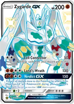 Zygarde GX SV65 Holo Ultra Rare GX