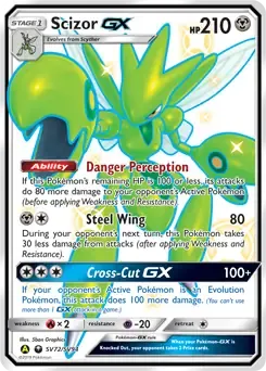 Scizor GX SV72 Holo Ultra Rare GX