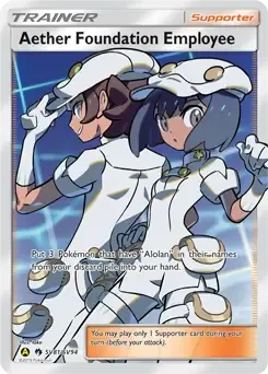 Aether Foundation Employee SV81 Holo Ultra Rare