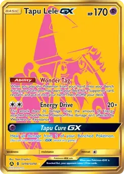 Tapu Lele GX SV94 Gold Secret Rare GX
