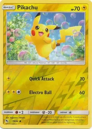 Pikachu 19/68 Reverse Common