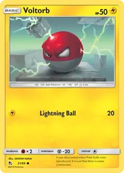 Voltorb 21/68 Common