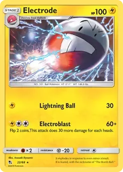 Electrode 22/68 Non-Holo Rare