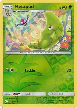 Metapod 2/68 Reverse Uncommon