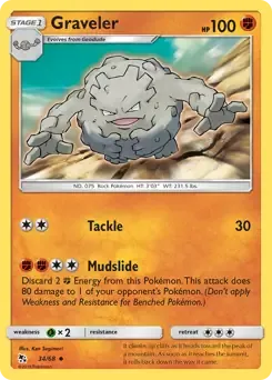 Graveler 34/68 Uncommon