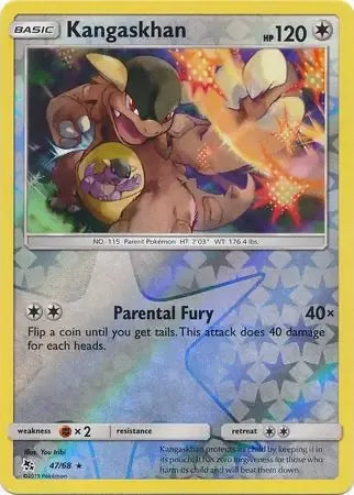 Kangaskhan 47/68 Reverse Rare