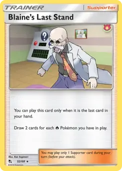 Blaine's Last Stand 52/68 Non-Holo Rare