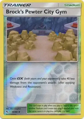 Brock's Pewter City Gym 54/68 Reverse Uncommon