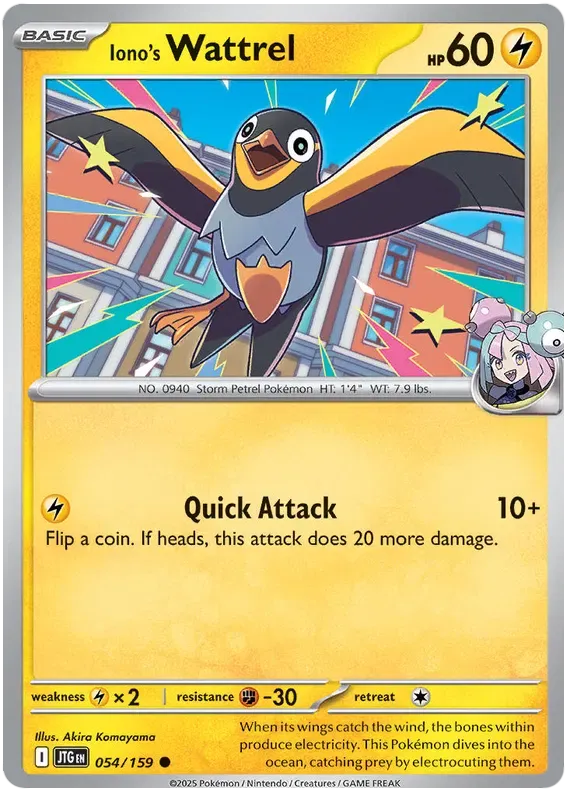 Iono's Wattrel 54/159 Common