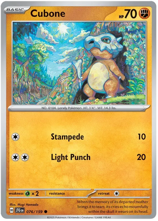 Cubone 76/159 Common