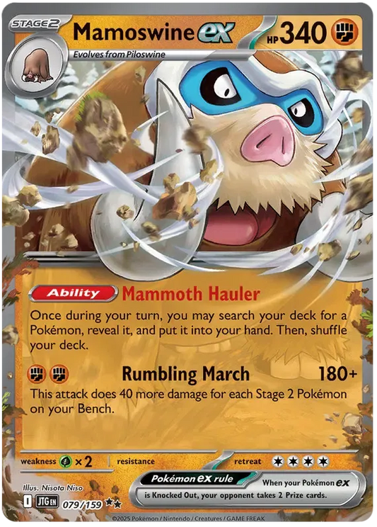 Mamoswine ex 79/159 Double Rare ex
