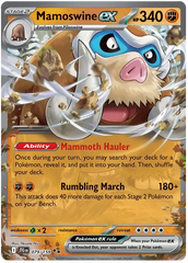 Mamoswine ex 079/159 Double Rare ex