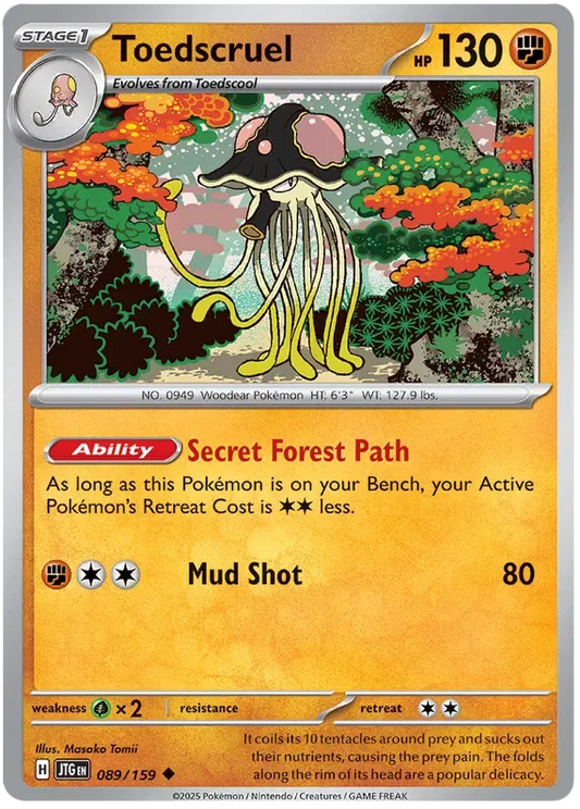 Toedscruel 89/159 Uncommon