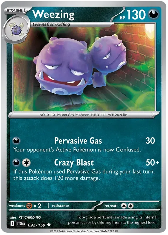 Weezing 92/159 Uncommon