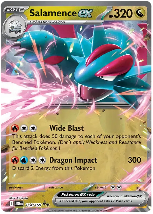 Salamence ex 114/159 Double Rare ex