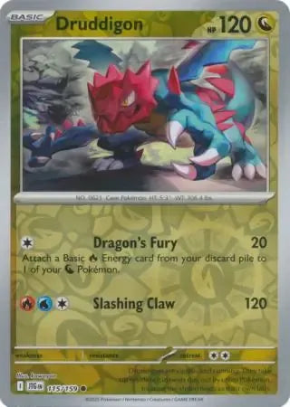 Druddigon 115/159 Reverse Common