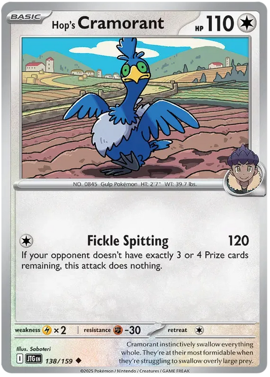 Hop's Cramorant 138/159 Uncommon