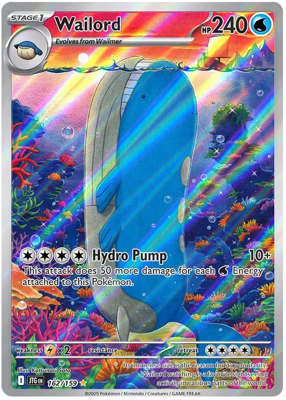 Wailord 162/159 Illustration Rare