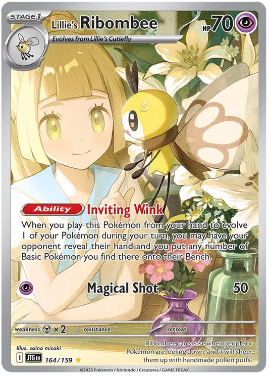 Lillie's Ribombee 164/159 Illustration Rare
