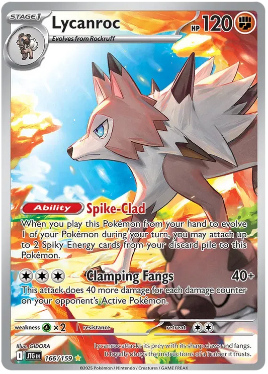 Lycanroc 166/159 Illustration Rare
