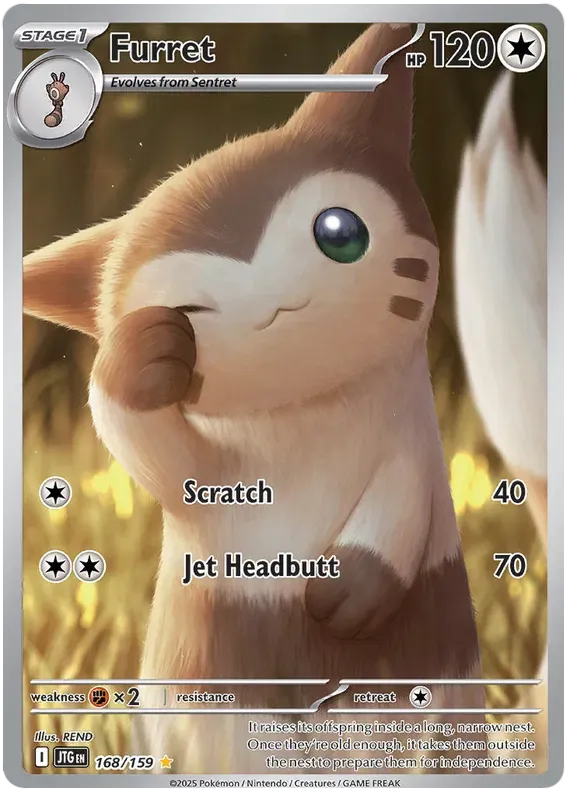 Furret 168/159 Illustration Rare